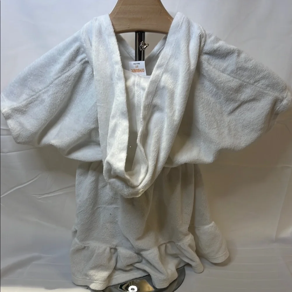 Gymboree White Hooded Towel Dress